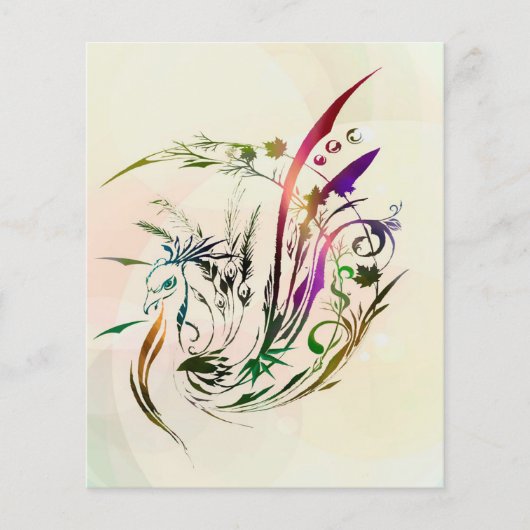 Peacock Decor Artwork | Modern Design (Front)