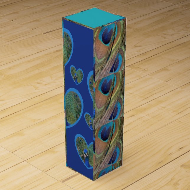 Peacock Designs Wine Box (Front)