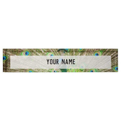 Peacock Desk Name Plate