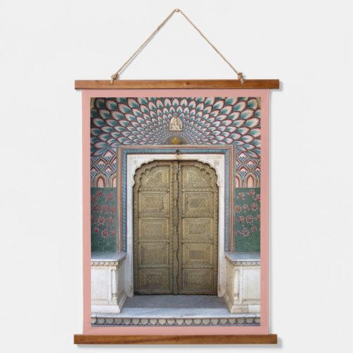 Peacock Door Jaipur City Palace Travel Photo Hanging Tapestry