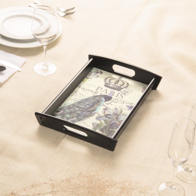 peacock dream serving tray (Front)