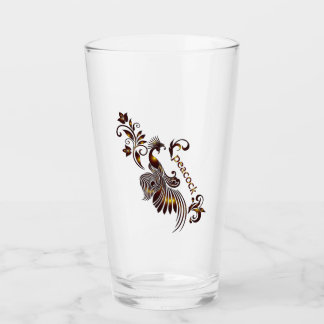 Peacock Drinkware Glass