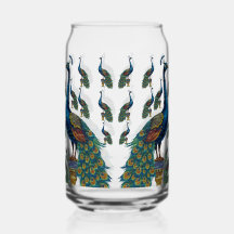 Peacock Drinkware Set