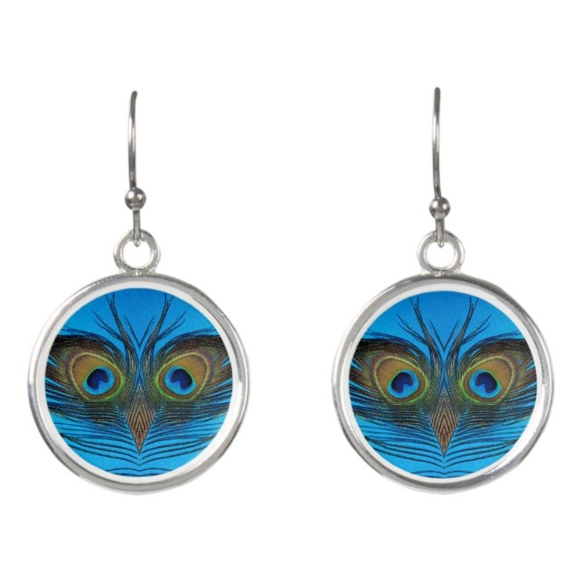 Peacock Earrings (Front)