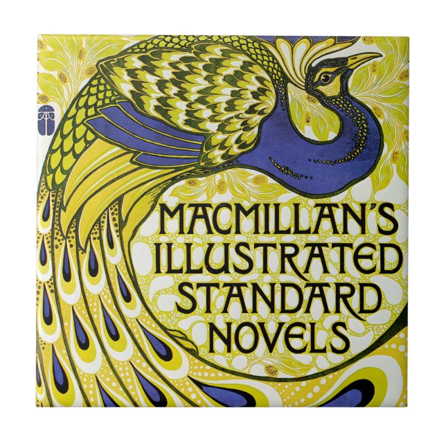 Peacock Edition, MacMillan's Illustraded Ceramic Tile (Front)