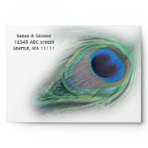 peacock envelopes