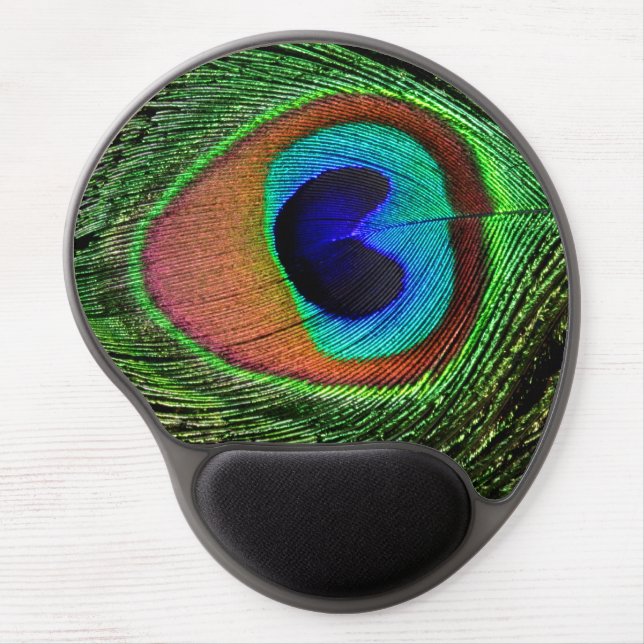 Peacock Eye Gel Mousemat Mouse Pad (Front)