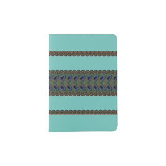 Peacock Eyes Passport Holder