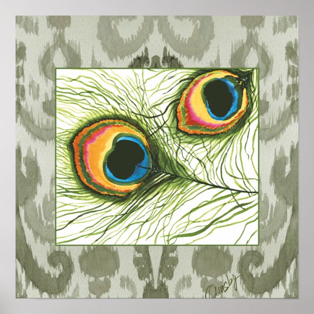 Peacock eyes poster (Front)