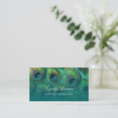 Peacock Fantasy Business Card Set 1114 (Standing Front)