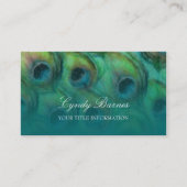 Peacock Fantasy Business Card Set 1114 (Front)