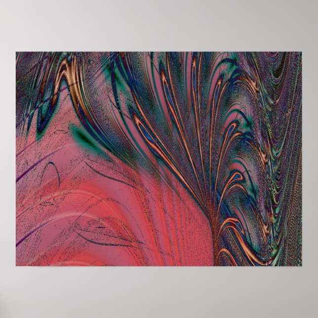 PEACOCK FANTASY POSTER (Front)