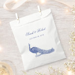 Peacock Favor Bag<br><div class="desc">This is a beautiful vintage inspired peacock favor bag. Perfect for your event!</div>