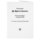 Peacock Feather (Back)