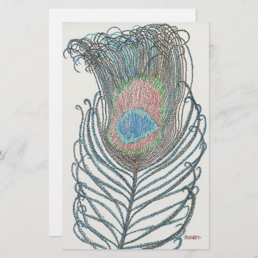 Peacock Feather (Front/Back)