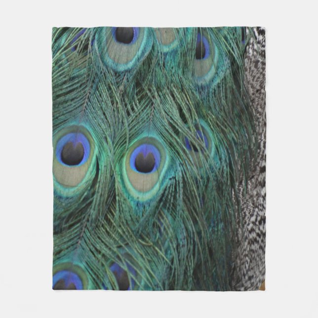 Peacock Feather Blanket (Front)