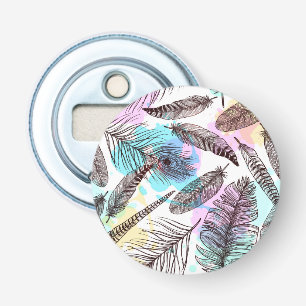 Peacock Feather Bottle Opener