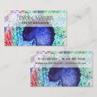 Peacock Feather Busines Card