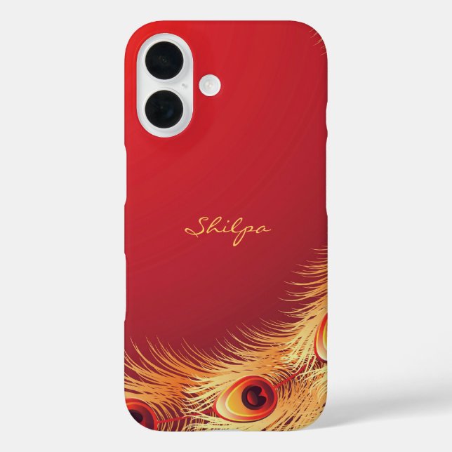 Peacock Feather Case-Mate iPhone Case (Back)