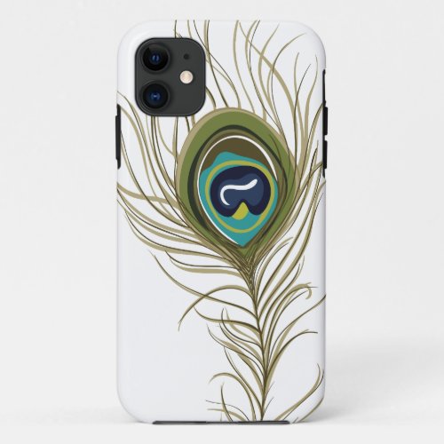 Peacock Feather iPhone 11 Case