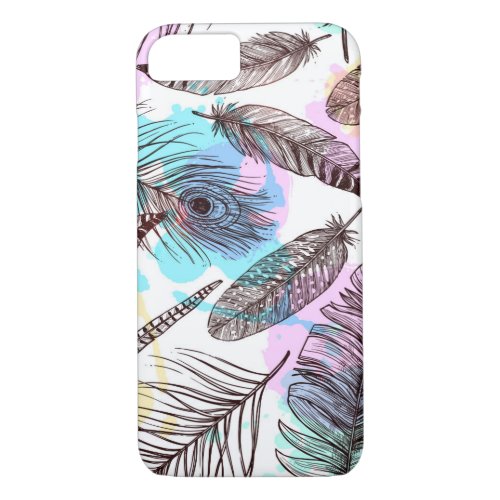 Peacock Feather iPhone 87 Case