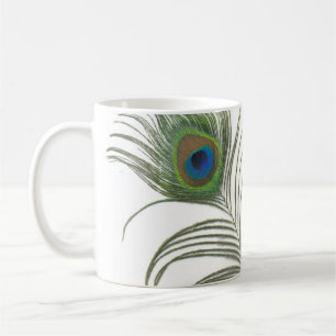 Peacock Feather Coffee Mug