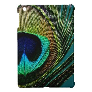 Peacock Feather Colorful Elegant iPad Mini Case