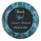 Peacock Feather Drama -Thank You Seal - Customize
