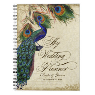 Peacock & Feather Formal Wedding Planner Journal