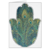 Peacock Feather Hamsa (Front)
