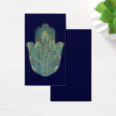 Peacock Feather Hamsa (Desk)