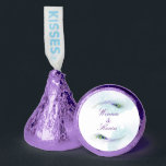 Peacock Feather Hershey®'s Kisses®<br><div class="desc">Peacock Feather. These elegant, purple peacock feather candies are designed with two peacock feathers wrapping around elegant typography and watercolor background. Personalize this design with your name, wedding date, and any other custom message you would like to include! The background color is set to white, however, you can choose a...</div>