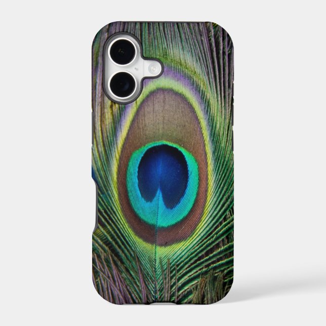 Peacock feather iphone case (Back)