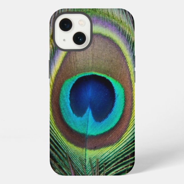 Peacock feather iphone case (Back)