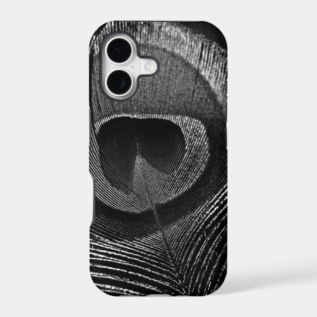 Peacock Feather Iphone Case (Back)