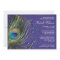 Peacock Feather Jewels Purple Bridal Shower