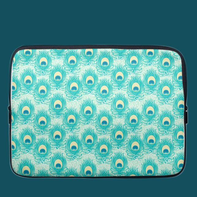 Peacock Feather   Laptop Sleeve (Creator Uploaded)