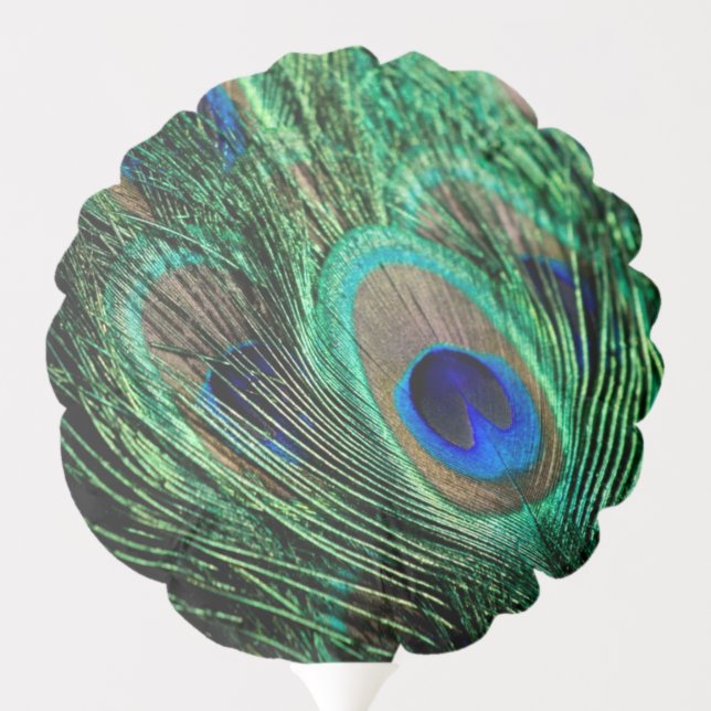 Peacock Feather Lucky Balloon (Back)