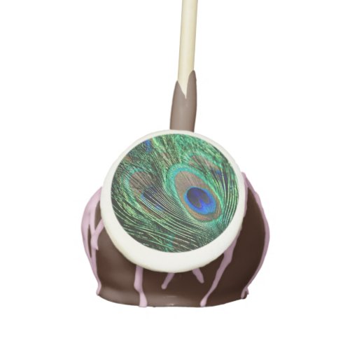 Peacock Feather Lucky Cake Pops