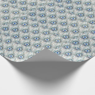 Peacock Feather Luxury Design Wrapping Paper