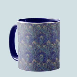 Peacock Feather Mug