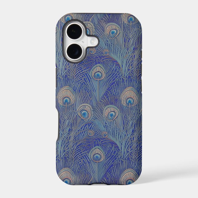 Peacock Feather Mug Case-Mate iPhone Case (Back)