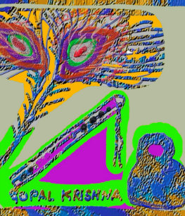peacock feather n flute of krishna gifts on zazzle