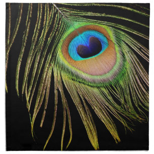 Peacock Feather Napkins