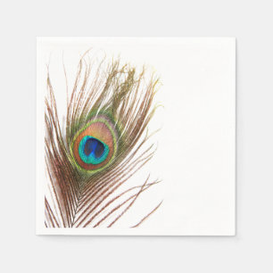 Peacock Feather Napkins