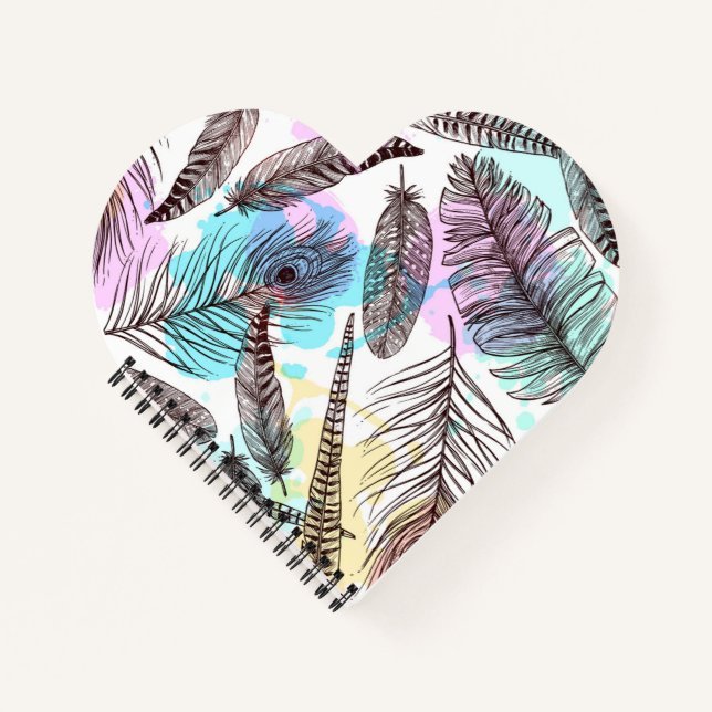 Peacock Feather Notebook (Front)