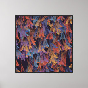 Peacock Feather Pattern  Canvas Print