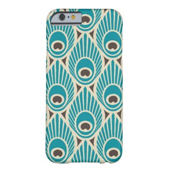 Peacock Feather Pattern Iphone 6 Case by VNDigitalArt at Zazzle