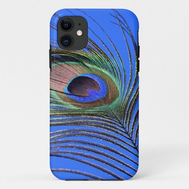 Peacock Feather Photograph Case-Mate iPhone Case (Back)