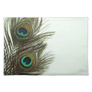 Peacock Feather Placemat